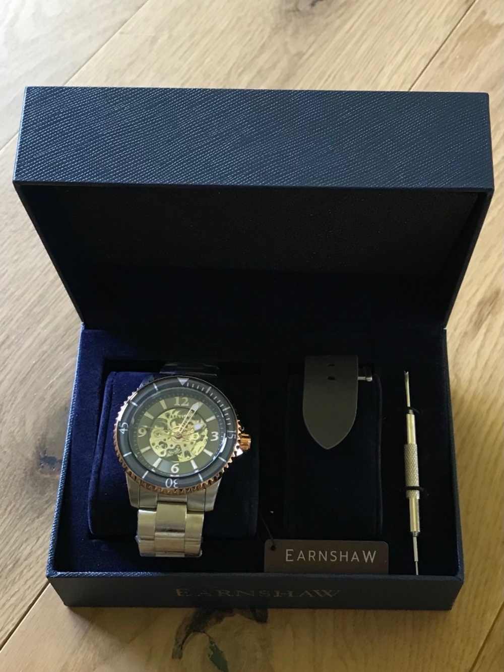 THOMAS EARNSHAW Duncan Automatic Grey Dial Men's Watch